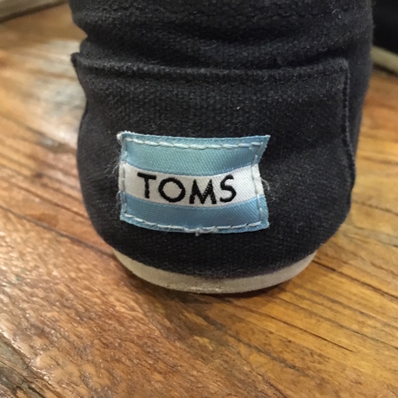 TOMS Women's Navy Blue Flats Loafers size 7 wide - Picture 5 of 6